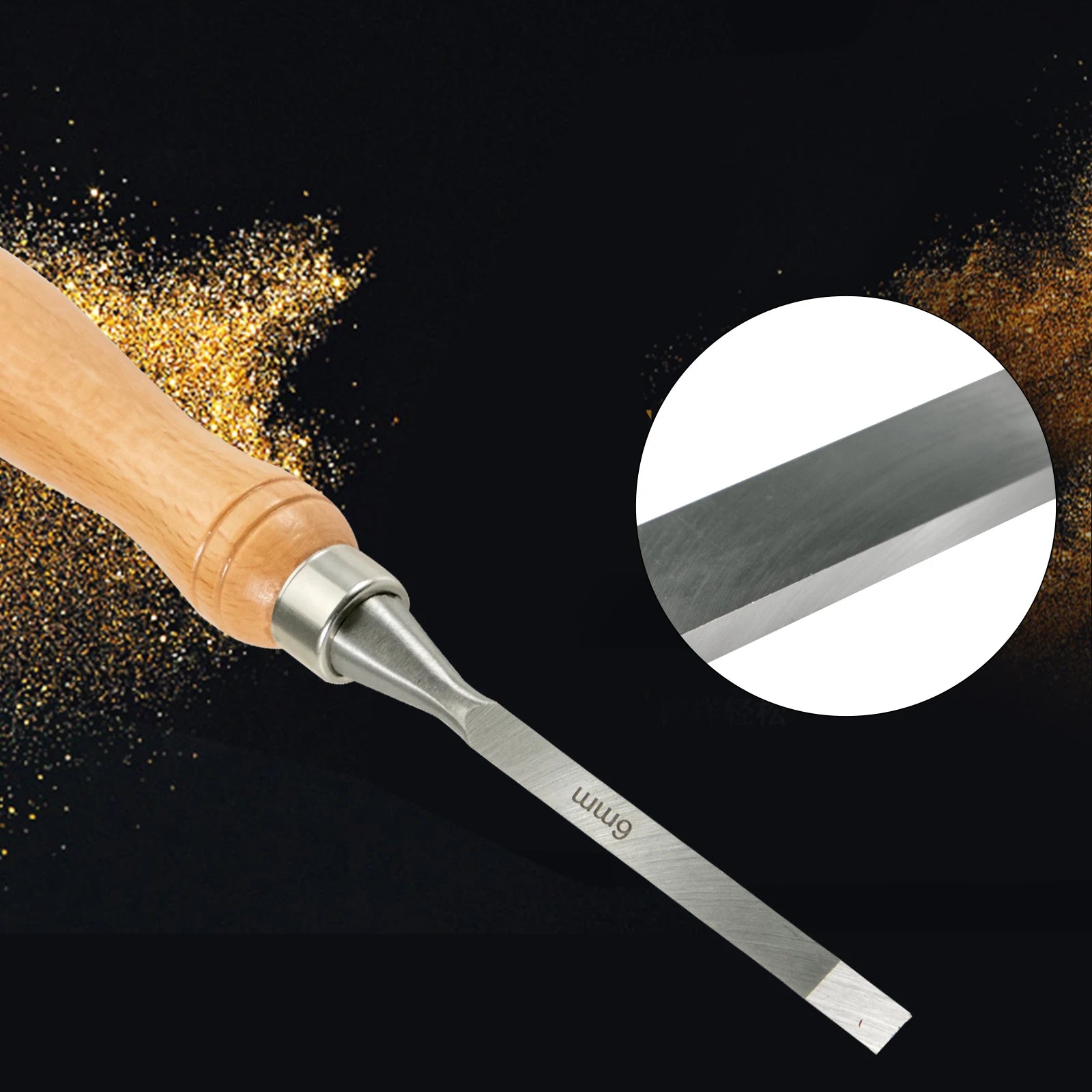 SucceBuy 12PCS Wood Carving Hand Chisel Set Lathe Knife Wood Turning Woodworking Professional Gouges Woodcraft Carpentry Tools