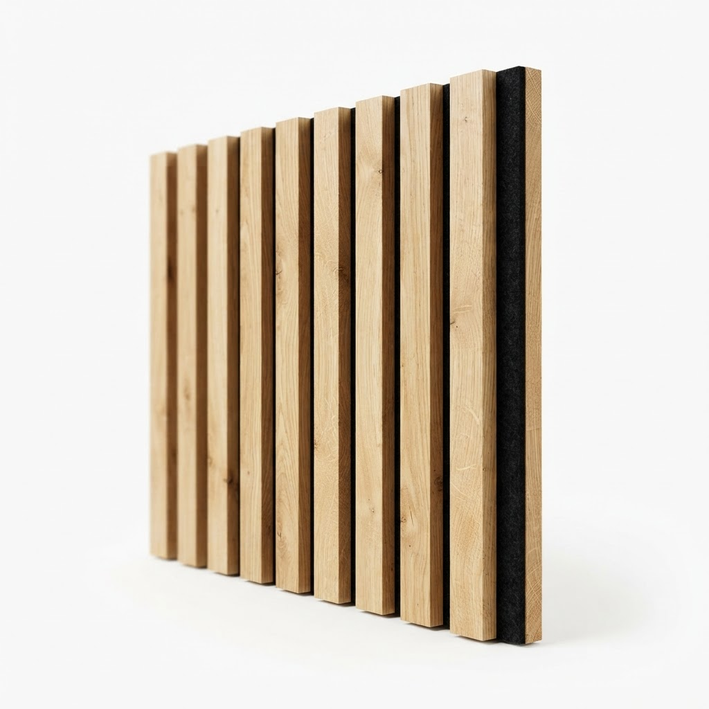 TimberLine™ Walnut Slat Wall Panel – 270 × 110 cm