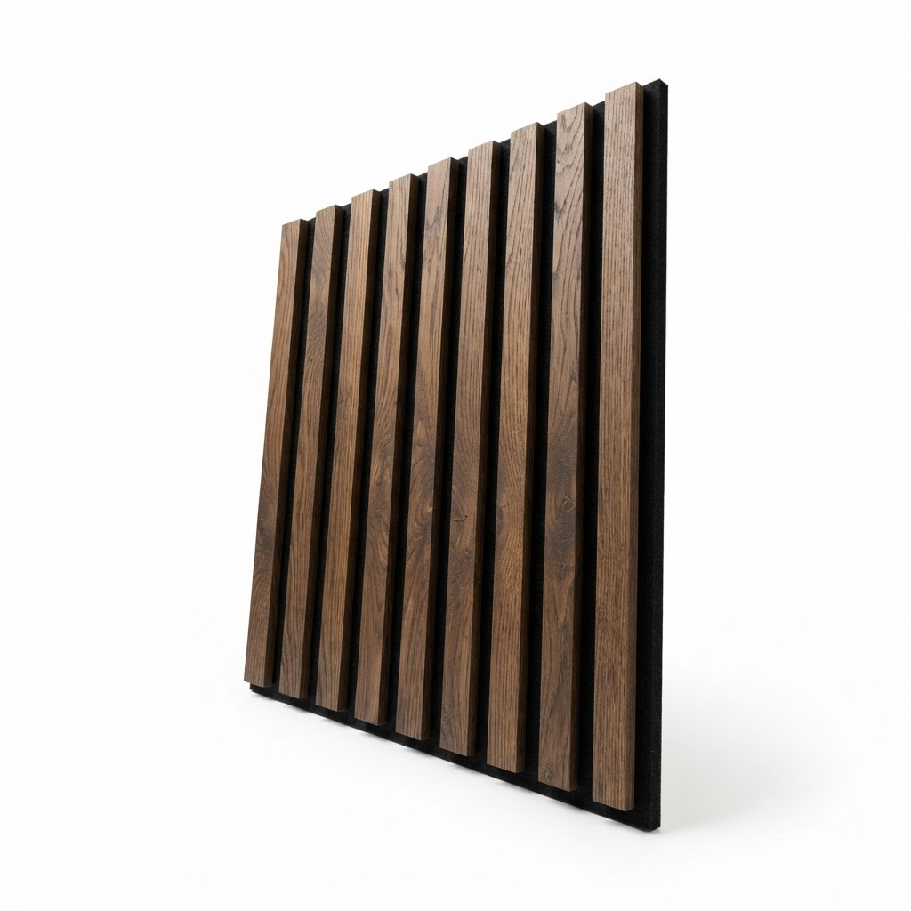TimberLine™ Walnut Slat Wall Panel – 270 × 110 cm